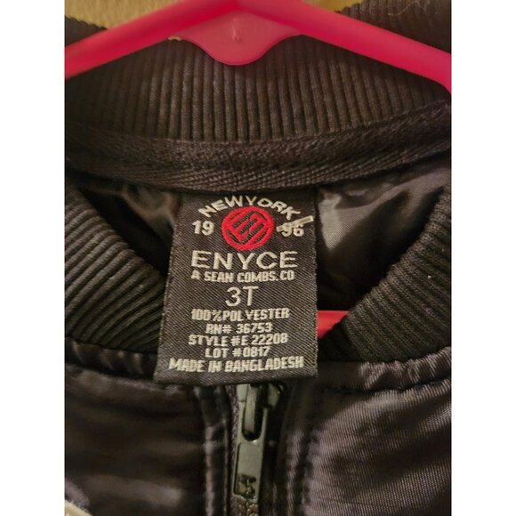 ENYCE Sean Combs Boys Fighter Bomber Jacket Size 3T - Picture 4 of 5